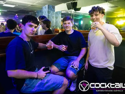 A professional photo of guests enjoying themselves at Cocktails Nightclub from our gallery.