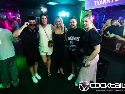 A professional photo of guests enjoying themselves at Cocktails Nightclub from our gallery.