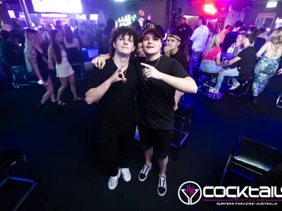 A professional photo of guests enjoying themselves at Cocktails Nightclub from our gallery.