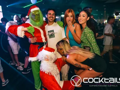 A professional photo of guests enjoying themselves at Cocktails Nightclub from our gallery.