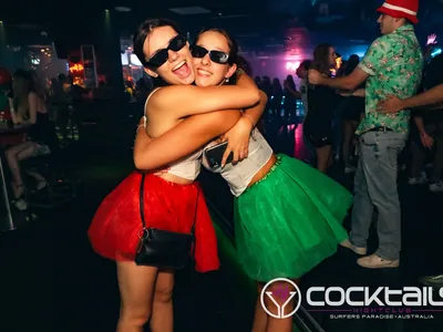 A professional photo of guests enjoying themselves at Cocktails Nightclub from our gallery.