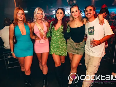 A professional photo of guests enjoying themselves at Cocktails Nightclub from our gallery.