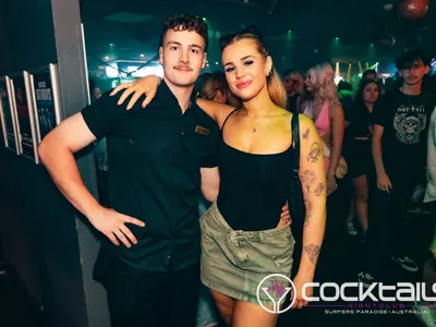 A professional photo of guests enjoying themselves at Cocktails Nightclub from our gallery.