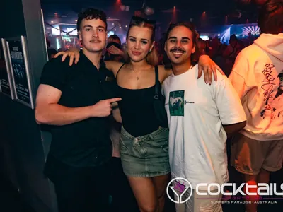 A professional photo of guests enjoying themselves at Cocktails Nightclub from our gallery.