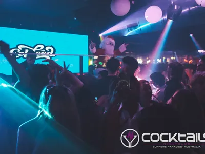 A professional photo of guests enjoying themselves at Cocktails Nightclub from our gallery.