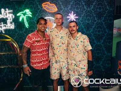 A professional photo of guests enjoying themselves at Cocktails Nightclub from our gallery.