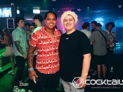 A professional photo of guests enjoying themselves at Cocktails Nightclub from our gallery.