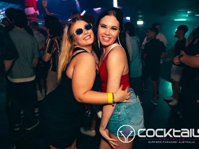 A professional photo of guests enjoying themselves at Cocktails Nightclub from our gallery.