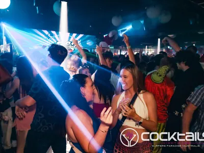 A professional photo of guests enjoying themselves at Cocktails Nightclub from our gallery.