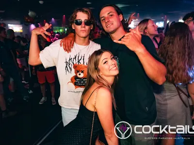 A professional photo of guests enjoying themselves at Cocktails Nightclub from our gallery.