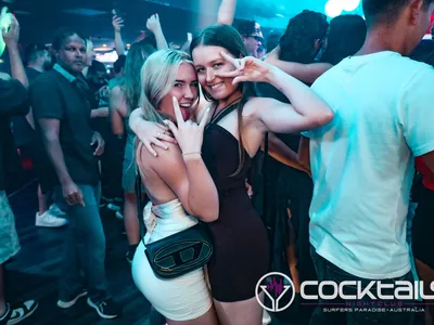 A professional photo of guests enjoying themselves at Cocktails Nightclub from our gallery.