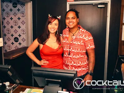 A professional photo of guests enjoying themselves at Cocktails Nightclub from our gallery.