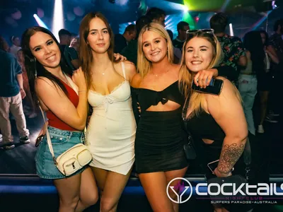 A professional photo of guests enjoying themselves at Cocktails Nightclub from our gallery.