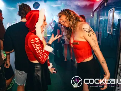 A professional photo of guests enjoying themselves at Cocktails Nightclub from our gallery.