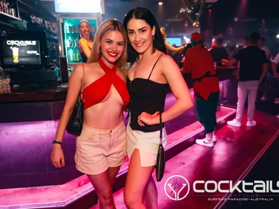 A professional photo of guests enjoying themselves at Cocktails Nightclub from our gallery.