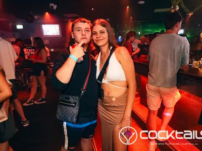 A professional photo of guests enjoying themselves at Cocktails Nightclub from our gallery.