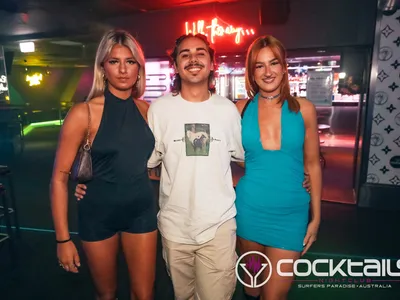 A professional photo of guests enjoying themselves at Cocktails Nightclub from our gallery.