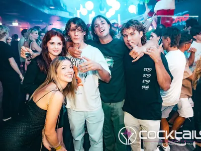 A professional photo of guests enjoying themselves at Cocktails Nightclub from our gallery.