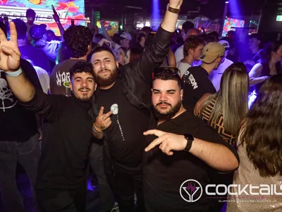 A professional photo of guests enjoying themselves at Cocktails Nightclub from our gallery.