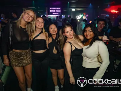 A professional photo of guests enjoying themselves at Cocktails Nightclub from our gallery.