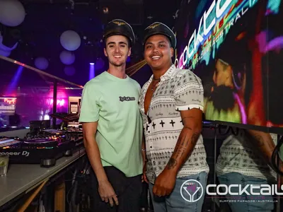 A professional photo of guests enjoying themselves at Cocktails Nightclub from our gallery.