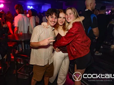 A professional photo of guests enjoying themselves at Cocktails Nightclub from our gallery.