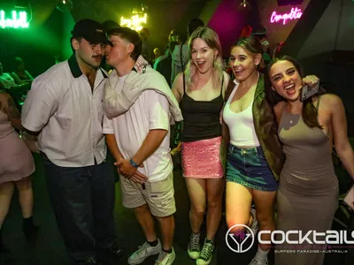 A professional photo of guests enjoying themselves at Cocktails Nightclub from our gallery.