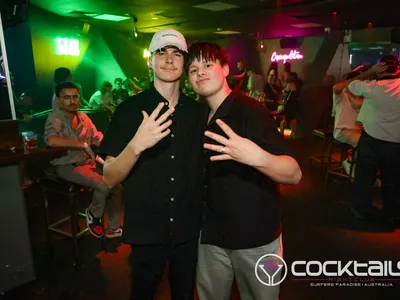 A professional photo of guests enjoying themselves at Cocktails Nightclub from our gallery.