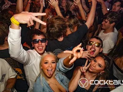 A professional photo of guests enjoying themselves at Cocktails Nightclub from our gallery.