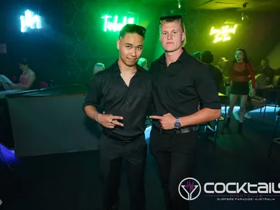 A professional photo of guests enjoying themselves at Cocktails Nightclub from our gallery.