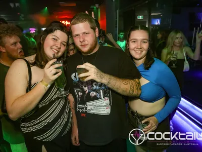 A professional photo of guests enjoying themselves at Cocktails Nightclub from our gallery.