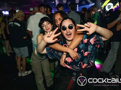 A professional photo of guests enjoying themselves at Cocktails Nightclub from our gallery.