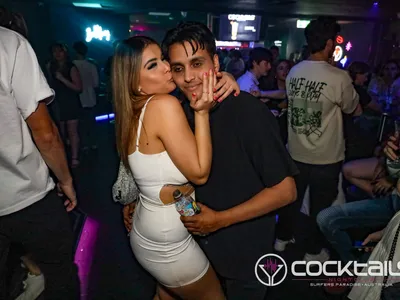 A professional photo of guests enjoying themselves at Cocktails Nightclub from our gallery.