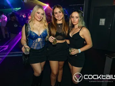 A professional photo of guests enjoying themselves at Cocktails Nightclub from our gallery.