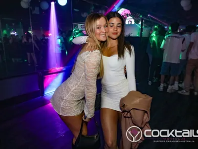 A professional photo of guests enjoying themselves at Cocktails Nightclub from our gallery.