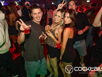 A professional photo of guests enjoying themselves at Cocktails Nightclub from our gallery.