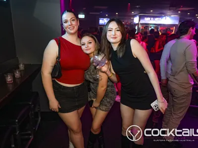 A professional photo of guests enjoying themselves at Cocktails Nightclub from our gallery.