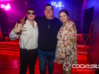 A professional photo of guests enjoying themselves at Cocktails Nightclub from our gallery.