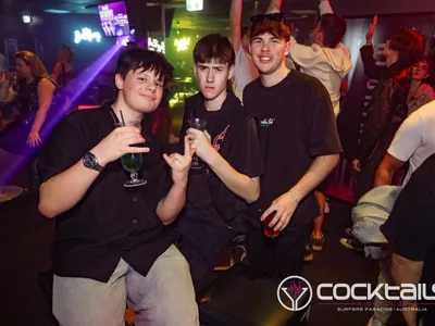 A professional photo of guests enjoying themselves at Cocktails Nightclub from our gallery.