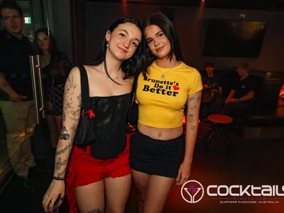 A professional photo of guests enjoying themselves at Cocktails Nightclub from our gallery.