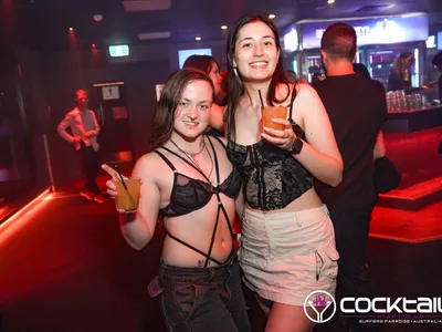 A professional photo of guests enjoying themselves at Cocktails Nightclub from our gallery.