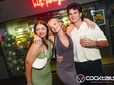 A professional photo of guests enjoying themselves at Cocktails Nightclub from our gallery.