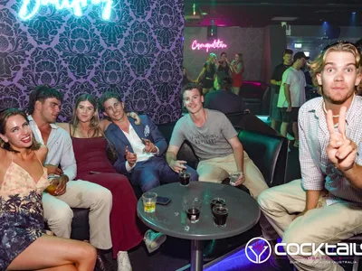 A professional photo of guests enjoying themselves at Cocktails Nightclub from our gallery.