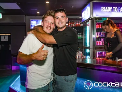 A professional photo of guests enjoying themselves at Cocktails Nightclub from our gallery.