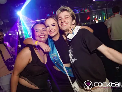 A professional photo of guests enjoying themselves at Cocktails Nightclub from our gallery.