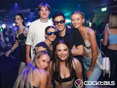 A professional photo of guests enjoying themselves at Cocktails Nightclub from our gallery.