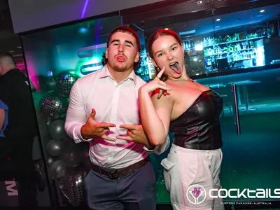 A professional photo of guests enjoying themselves at Cocktails Nightclub from our gallery.