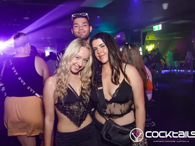 A professional photo of guests enjoying themselves at Cocktails Nightclub from our gallery.