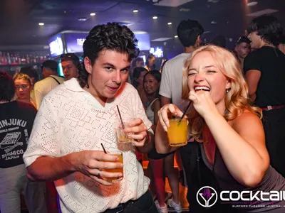 A professional photo of guests enjoying themselves at Cocktails Nightclub from our gallery.