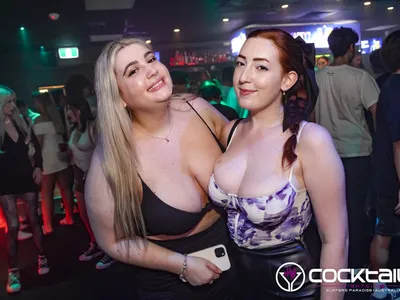 A professional photo of guests enjoying themselves at Cocktails Nightclub from our gallery.